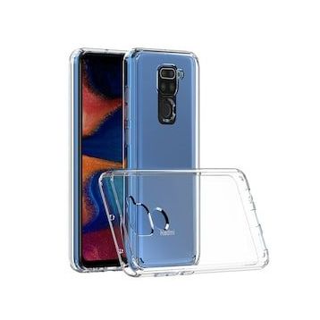 BSSM Xiaomi Redmi Note 9 Lüx Şeffaf Silikon Şeffaf Kılıf
