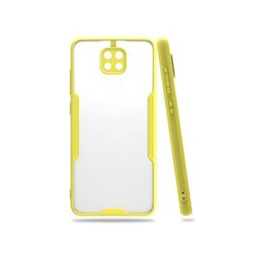 BSSM Xiaomi Redmi Note 9 Platin Silikon Sarı Kılıf