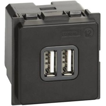 Bticino K4285C2 3A 230V A Tipi USB Şarj Prizi