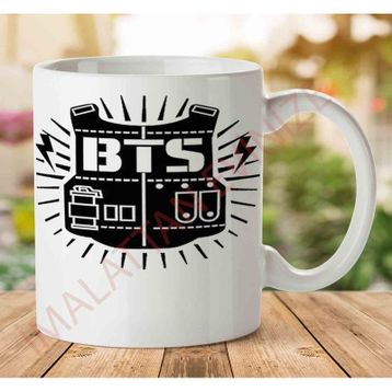 Bts Logoo Baskılı Kupa