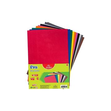 Bu-Bu 0020 50x70 cm 10 Renk Simli Yapışkanlı Eva
