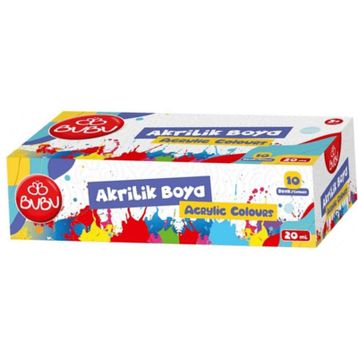 Bu-Bu 10 Renk 20 ml Akrilik Boya