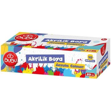 Bu-Bu 10 Renk 20 ml Akrilik Boya