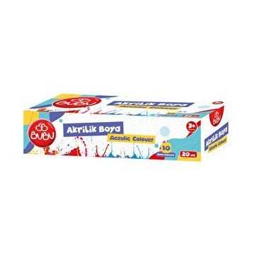 Bu-Bu 10 Renk 20 ml Akrilik Boya