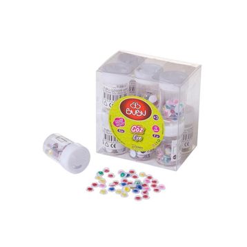 Bu-Bu 8 mm 8 gr 12'li Renkli Göz