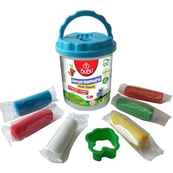 Bu-Bu BUBU-OH0001 6x15 gr Kovalı Oyun Hamuru Seti