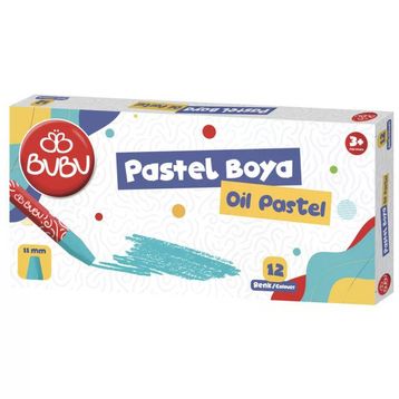 Bu-Bu BUBU-PAS001 12 Renk Pastel Boya