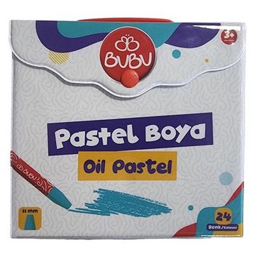 Bu-Bu BUBU-PAS003 24 Renk Çantalı Pastel Boya