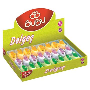 Bu-Bu BUBU00018 Şekilli Asorti Renk Tekli Delgeç
