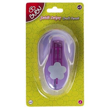 Bu-Bu DE0007 3-2 Çiçek Şekilli Eva ve Kağıt Delgeç