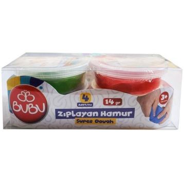 Bu-Bu HAS-006 4'lü Zıplayan Hamur