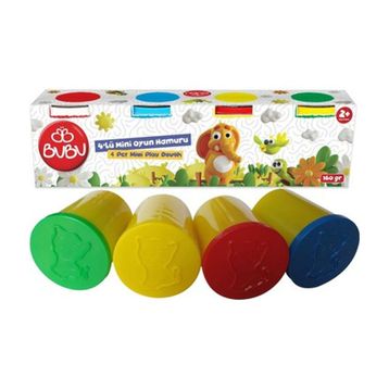 Bu-Bu OH0004 Mini 4'lü Oyun Hamuru