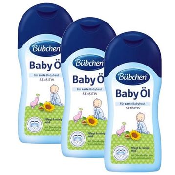 Bubchen 3x200 ml Bebek Yağı