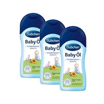 Bubchen 3x200 ml Bebek Yağı