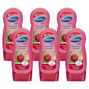 Bübchen Frambuazlı 6x230 ml Çocuk Şampuanı ve Duş Jeli