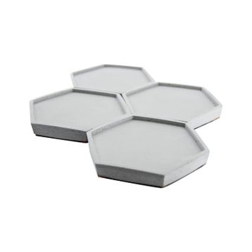 Bubigo Beton 4’lü Bardak Altlığı
