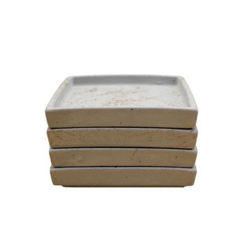 Bubigo Kare Beton Gold 4’lü Bardak Altlığı