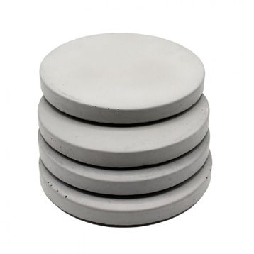 Bubigo Yuvarlak Beton 4'lü Bardak Altlığı