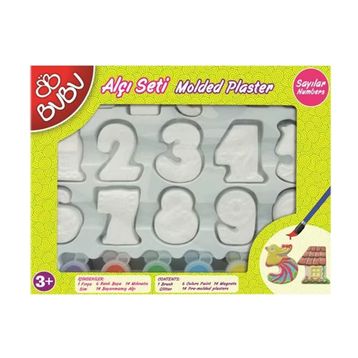 Bubu 14 Parça Sayılar Alçı Seti