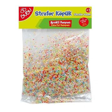 Bubu 5731045 N:KP0036 Renkli Ponpon Strafor Köpük