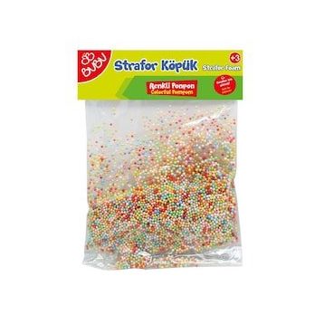 Bubu 5731045 N:KP0036 Renkli Ponpon Strafor Köpük