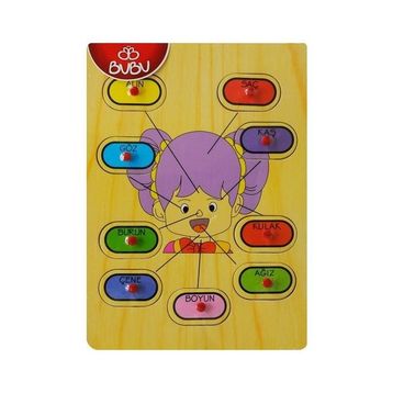 Bubu Ahşap BJ 53AP0052 Yüz Puzzle