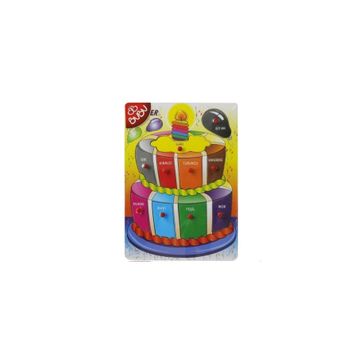 Bubu Ahşap BJ 53AP0055 Renkler Puzzle