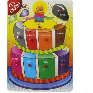 Bubu Ahşap BJ 53AP0055 Renkler Puzzle