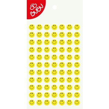 Bubu LS0043 Lüx Epoxy Gülen Yüz 1 cm Sticker