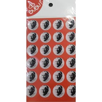 Bubu LS0045 Lüx Epoxy Atatürk 2 cm Sticker