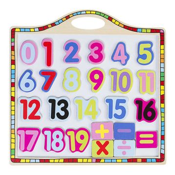 Bubu Manyetik Rakam Ahşap Puzzle