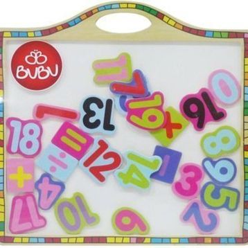 Bubu Manyetik Rakam Ahşap Puzzle