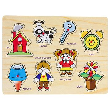 Bubu Mutfak Eşyaları 8 Parça Puzzle