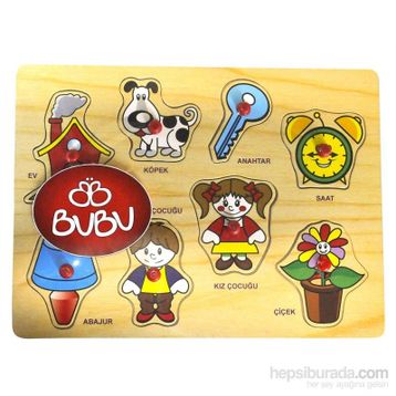 Bubu Mutfak Eşyaları 8 Parça Puzzle