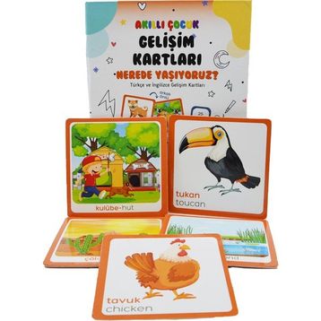 Bubu Nerede Yaşıyoruz? Akıllı Çocuk Gelişim Kartları
