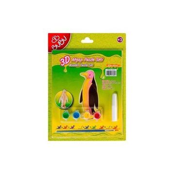 Bubu Penguen 3D Ahşap Puzzle
