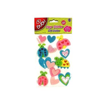 Bubu STS009 3D Sticker Keçe