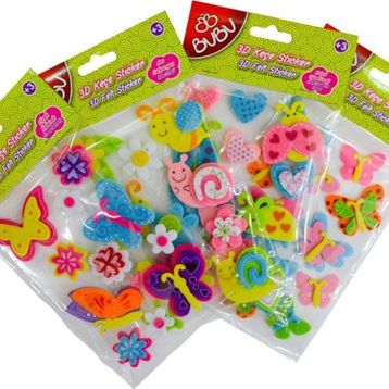Bubu STS009 3D Sticker Keçe