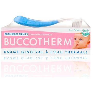 Buccotherm 0-2 Yaş Organik Sertifikalı 50 ml Diş Macunu + Mavi Diş Fırçası