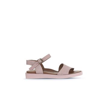 Bueno Shoes 01WA5407 Pudra Alf Süet Kadın Düz Sandalet