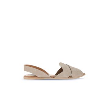 Bueno Shoes 01WA5805 Kum Alf Süet Kadın Düz Sandalet