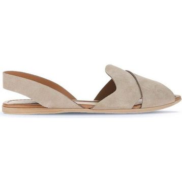 Bueno Shoes 01WA5805 Kum Alf Süet Kadın Düz Sandalet