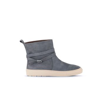 Bueno Shoes 01WD2601 Gri Nubuk Kadın Düz Bot
