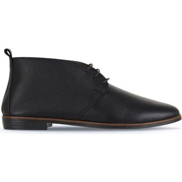 Bueno Shoes 01WD3500 Siyah Deri Kadın Düz Bot