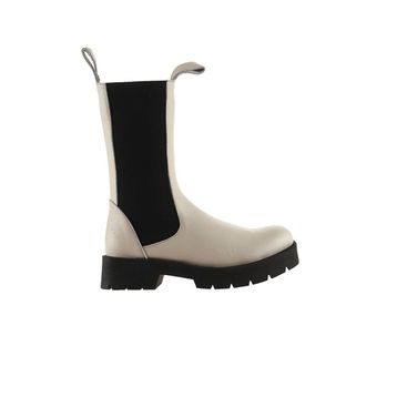 Bueno Shoes 01WT2508 Bej Flotter Deri Kadın Bot