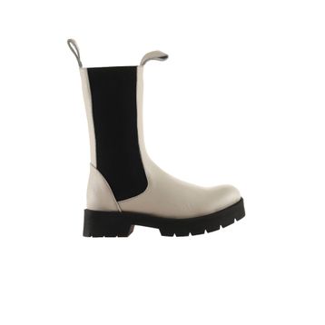 Bueno Shoes 01WT2508 Bej Flotter Deri Kadın Bot