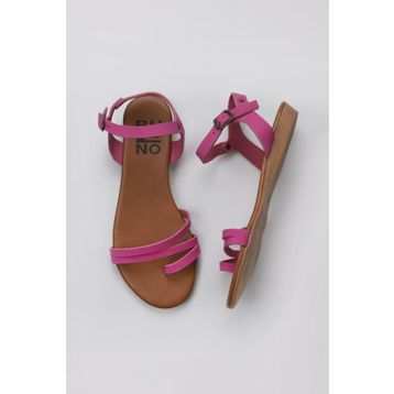 Bueno Shoes 01WU7457 Fuşya Nubuk Kadın Sandalet