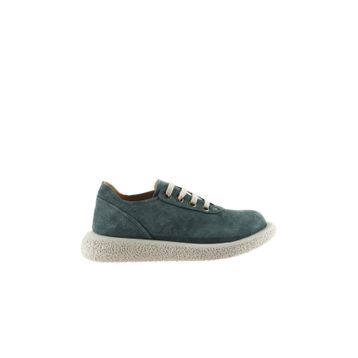 Bueno Shoes 01WU8904 Yeşil Süet Kadın Düz Ayakkabı