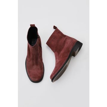 Bueno Shoes 01WV8603 Bordo Süet Kadın Bot