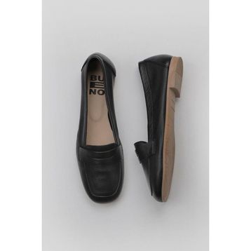 Bueno Shoes 01WY0801 Siyah Deri Kadın Loafer